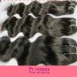 Body Wave,24"+26"virgin brazilian human hair extension, 2pcs/lot,1b#2