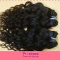 Deep Wave,12"+14"virgin brazilian human hair extension, 2pcs/lot,1b (3.5oz/pc