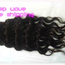 Deep Wave,22"+24"+26",virgin brazilian human hair extension, 3pcs/lot,1b#2 (3.5oz/pc)