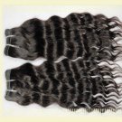 Deep Wave,28"Virgin Brazilian Human Hair Extension, 1pcs/lot,1b#2 (3.5oz/pc)