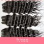 Deep Wave,2pcs*18"+1pcs*20",Virgin Brazilian Human Hair Extension, 3pcs/lot,1b#2 (3.5oz/pc)