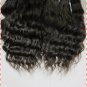 Deep Wave,2pcs*14"Virgin Brazilian Human Hair Extension, 2pcs/lot,1b#2 (3.5oz/pc)