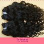 Deep Wave,2pcs*16"Virgin Brazilian Human Hair Extension, 2pcs/lot,1b#2 (3.5oz/pc)