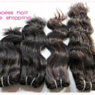 Body Wave,18"+22",virgin brazilian hair extension,remy hair,2pcs/lot,1b,(3.5oz/pcs)