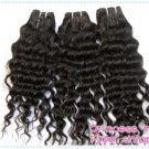 14"virgin brazilian human hair extension, deep wave,1pcs/lot,1b#2 (3.5oz/pc)