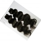 Deep Wave,2pcs*28"Virgin Brazilian Human Hair Extension, 2pcs/lot,#2(3.5oz/pc)