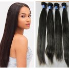 3pcs*18",virgin brazilian hair extension,remy hair,straight,1b,3pcs/lot