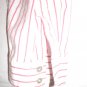 Chico's Pink & White Striped Button Down Shirt 3 16 18