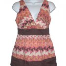 Speechless Hippie Boho V-Neck Summer Tunic Top Small
