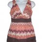Speechless Hippie Boho V-Neck Summer Tunic Top Small