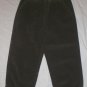 Talbot's Olive Green Corduroy Stretch Crop Pants Size 8