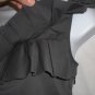 J Crew Gray Ruffle Cotton Sateen Classic Dress Size 0