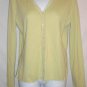 J Jill Pale Green Cardigan Lightweight Sweater Small S