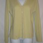 J Jill Pale Green Cardigan Lightweight Sweater Small S