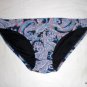 Converse One Star Navy Blue Paisley Bikini Bottoms NWOT M L