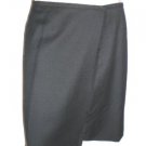 J Crew Black Wool Fringe Wrap Mini Short Skirt Size 6