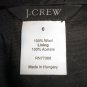 J Crew Black Wool Fringe Wrap Mini Short Skirt Size 6