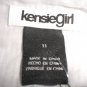 Kensie Girl NWT $68 Gold White Striped Tunic Size 11