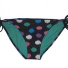 Xhilaration Polka Dot Bikini Bottoms NWOT Black XL