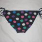 Xhilaration Polka Dot Bikini Bottoms NWOT Black XL