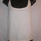 Antonio Melani Ivory Slinky Spaghetti Strap Tank Large