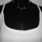 Antonio Melani Ivory Slinky Spaghetti Strap Tank Large