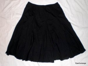 For The Republic Black Hippie Boho Elastic Waist Skirt Size Medium M