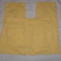 Old Navy Classic Rise Stretch Yellow Crop Pants Size 8