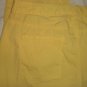 Old Navy Classic Rise Stretch Yellow Crop Pants Size 8