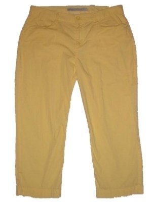 yellow crop pants