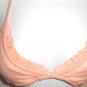 Victoria's Secret Peach Ruffle Triangle Bikini Top M