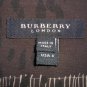 Burberry London Animal Print Plaid Pleated Silk Skirt 8