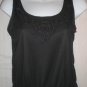 Xhilaration Black Tulle Tiered Embroidered Dress NEW S