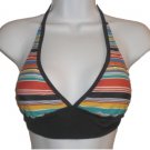 Body ID Rainbow Striped Triangle Halter Bikini Top 8