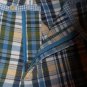 Abercrombie & Fitch Green Blue Plaid Crop Capri Pants 2