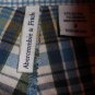 Abercrombie & Fitch Green Blue Plaid Crop Capri Pants 2