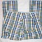 Abercrombie & Fitch Green Blue Plaid Crop Capri Pants 2