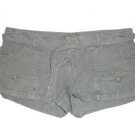 American Eagle AE Army Green Linen Shorts & Belt 8