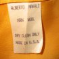 Alberto Makali Yellow Zebra Print Wool Jacket Size 4