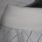 Victor Costa Cowl Neck White Iridescent Sweater NEW S