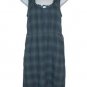 Converse One Star Blue Plaid Summer Sun Dress NWOT S