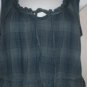 Converse One Star Blue Plaid Summer Sun Dress NWOT S