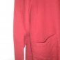 Flax Red Button Down Tunic Top Small 46" Bust Linen