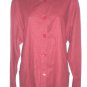 Coldwater Creek Burgundy Linen Rayon Top Jacket Medium