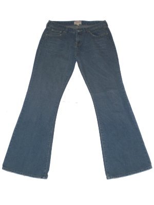 Abercrombie & Fitch Blue Flare Jeans Low Rise 10 R 33