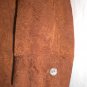 Chico's Brown Embroidered Silk Linen Crop Sleeve 2 48"