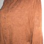 Chico's Brown Embroidered Silk Linen Crop Sleeve 2 48"
