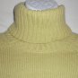 The Limited Pale Green Button Wool Blend Turtleneck  S
