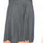 Massini Black & Brown Cotton Skirt 34" Waist Size 12