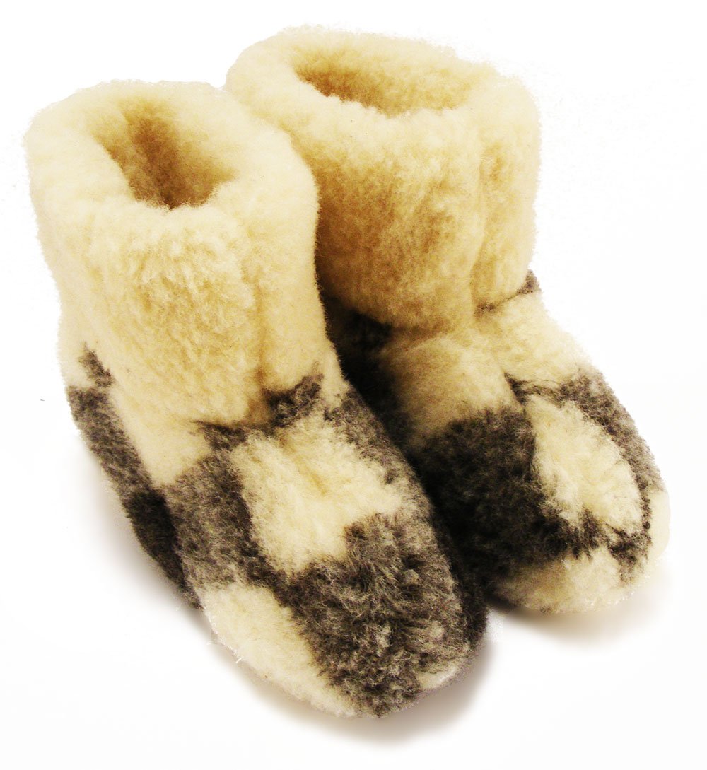 mens genuine sheepskin slippers